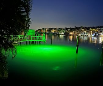 Green Mega-Watt Underwater LED Lighting System (40 foot power cord)